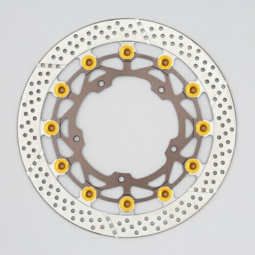 SUNSTAR サンスター ワークスエキスパンド 右φ320 6.0 YZF-R1M(15-) ピン:ゴールド カタログ品番：P097-2660 メーカー品番：WT147FR-GD