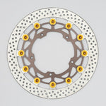 SUNSTAR サンスター ワークスエキスパンド 右φ320 6.0 YZF-R1M(15-) ピン:ゴールド カタログ品番：P097-2674 メーカー品番：WT147WR-GD