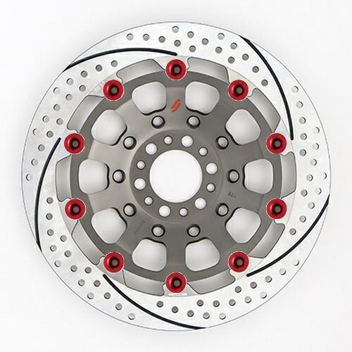 SUNSTAR BRAKE サンスター プレミアムR 5.0mm 左 φ320 ZZR1100D カタログ品番：P097-9234 メーカー品番：ES101FL-RD