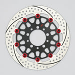 SUNSTAR サンスター プレミアムR スリット＆ホール R ZRX1200DAEG(φ310)ピン:レッド カタログ品番：P095-8879 メーカー品番：EM207FR-RD