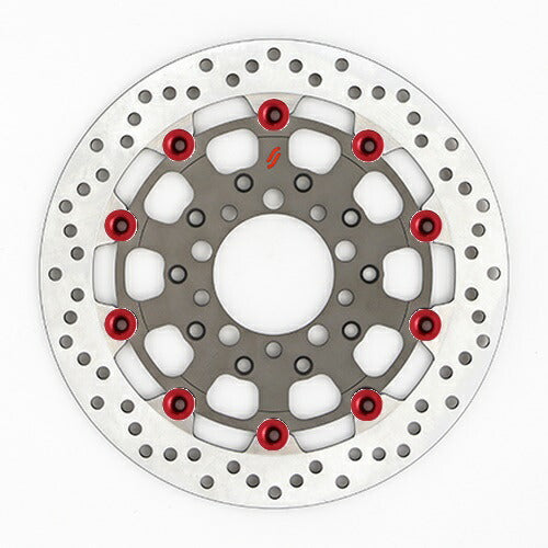 SUNSTAR BRAKE サンスター プレミアムRホール φ310 ZRX1200DAEG ピン:レッド カタログ品番：P095-9067 メーカー品番：LS207W-RD