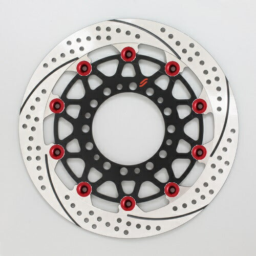 SUNSTAR サンスター プレミアムR スリット＆ホール R GSX-R1000(09-16)(φ310)ピン:レッド カタログ品番：P095-8907 メーカー品番：EM212FR-RD