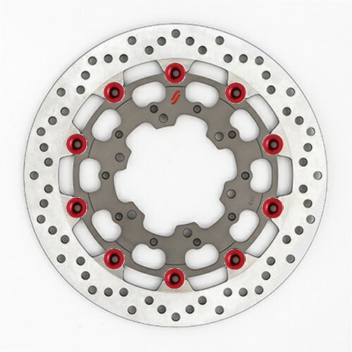 SUNSTAR BRAKE サンスター プレミアムRホール φ310 GSX-R1000(09-16) ピン:レッド カタログ品番：P095-9131 メーカー品番：LS212W-RD