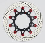 SUNSTAR サンスター プレミアムR スリット＆ホール R R1200GS(水冷)φ305ピン:レッド カタログ品番：P098-4264 メーカー品番：EL702FR-RD