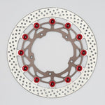 SUNSTAR サンスター ワークスエキスパンド 右φ320 6.0 YZF-R1M(15-) ピン:レッド カタログ品番：P097-2664 メーカー品番：WT147FR-RD