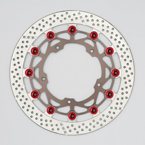 SUNSTAR サンスター ワークスエキスパンド 右φ320 ZRX1200DAEG ピン:レッド カタログ品番：P099-5104 メーカー品番：WT130WR-RD