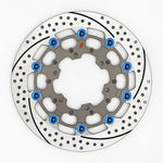 SUNSTAR BRAKE サンスター プレミアムR スリット＆ホール R GSX-R1000(09-16)(φ310)ピン:ブルー カタログ品番：P095-9078 メーカー品番：ES212FR-BL