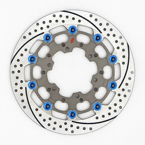 SUNSTAR BRAKE サンスター プレミアムR スリット＆ホール R GSX-R1000(09-16)(φ310)ピン:ブルー カタログ品番：P095-9078 メーカー品番：ES212FR-BL