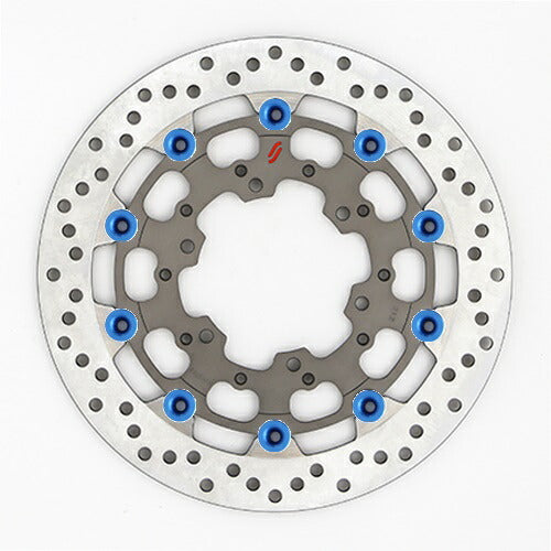 SUNSTAR BRAKE サンスター プレミアムRホール φ310 GSX-R1000(09-16) ピン:ブルー カタログ品番：P095-9118 メーカー品番：LS212F-BL