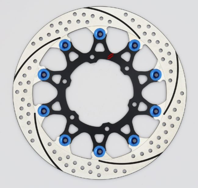 SUNSTAR サンスター プレミアムR スリット＆ホール R R1200GS(水冷)φ305ピン:ブルー カタログ品番：P098-4259 メーカー品番：EL702FR-BL