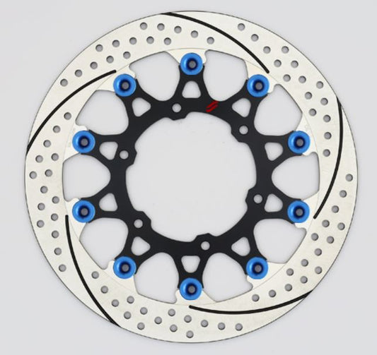 SUNSTAR サンスター プレミアムR スリット＆ホール L R1200GS(水冷)φ305ピン:ブルー カタログ品番：P098-4267 メーカー品番：EL702WL-BL