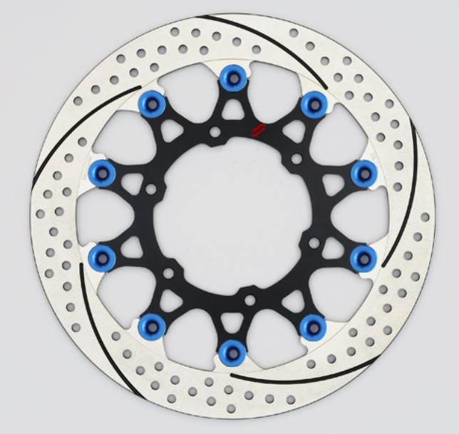 SUNSTAR サンスター プレミアムR スリット＆ホール R R1200GS(水冷)φ305ピン:ブルー カタログ品番：P098-4275 メーカー品番：EL702WR-BL