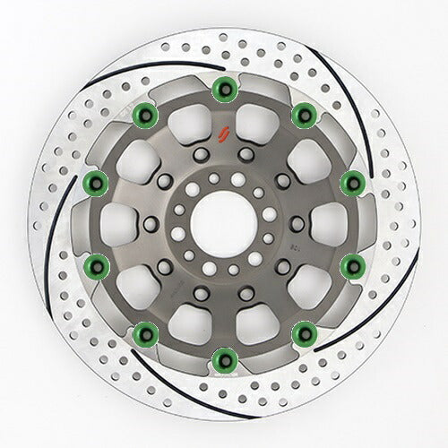 SUNSTAR BRAKE サンスター プレミアムR 5.0mm 右 φ320 ZZR1100D カタログ品番：P097-9252 メーカー品番：ES101WR-GR