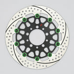 SUNSTAR サンスター プレミアムR スリット＆ホール L MT-01(φ320)ピン:グリーン カタログ品番：P097-8277 メーカー品番：EM103WL-GR