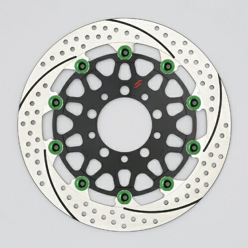 SUNSTAR サンスター プレミアムR スリット＆ホール R MT-01(φ320)ピン:グリーン カタログ品番：P097-8284 メーカー品番：EM103WR-GR