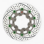 SUNSTAR BRAKE サンスター プレミアムR スリット＆ホール L GSX-R1000(09-16)(φ310)ピン:グリーン カタログ品番：P095-9088 メーカー品番：ES212WL-GR