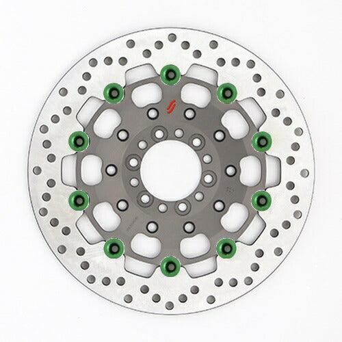 SUNSTAR BRAKE サンスター プレミアムR ホール XJR400(φ298) ピン:グリーン カタログ品番：P095-5475 メーカー品番：LS402W-GR