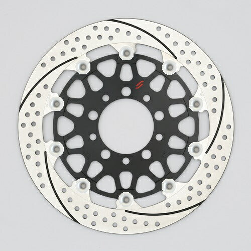 SUNSTAR サンスター プレミアムR スリット＆ホール R MT-01(φ320)ピン:シルバー カタログ品番：P097-8273 メーカー品番：EM103FR-SV