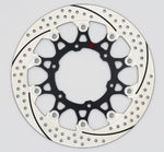 SUNSTAR サンスター プレミアムR スリット＆ホール R R1200GS(水冷)φ305ピン:シルバー カタログ品番：P098-4265 メーカー品番：EL702FR-SV