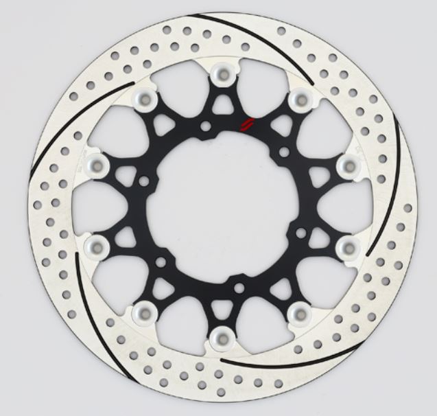 SUNSTAR サンスター プレミアムR スリット＆ホール R R1200GS(水冷)φ305ピン:シルバー カタログ品番：P098-4281 メーカー品番：EL702WR-SV