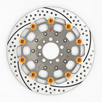 SUNSTAR BRAKE サンスター プレミアムR 5.0mm 左 XJR1200 φ320 カタログ品番：P099-6051 メーカー品番：ES102WL-OR