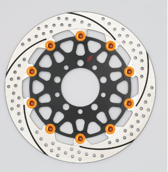 SUNSTAR サンスター プレミアムR 5.5mm 左 φ320 VTR1000SP-1 カタログ品番：P098-0107 メーカー品番：EM128FL-OR