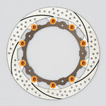 SUNSTAR サンスター プレミアムR ホール＆スリット L R nine T(φ320)ピン:オレンジ カタログ品番：P097-6133 メーカー品番：EL113AWR-OR