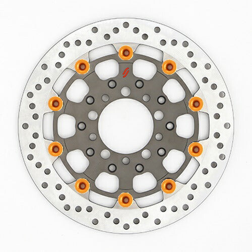 SUNSTAR BRAKE サンスター プレミアムRホール φ310 ZRX1200DAEG ピン:オレンジ カタログ品番：P095-9059 メーカー品番：LS207F-OR