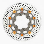 SUNSTAR BRAKE サンスター プレミアムR スリット＆ホール R GSX-R1000(09-16)(φ310)ピン:オレンジ カタログ品番：P095-9082 メーカー品番：ES212FR-OR