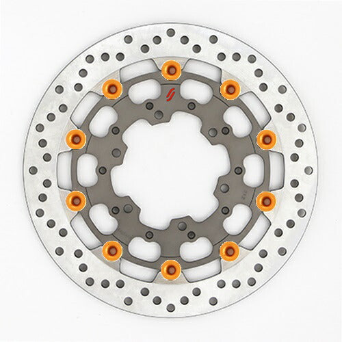 SUNSTAR BRAKE サンスター プレミアムRホール φ310 GSX-R1000(09-16) ピン:オレンジ カタログ品番：P095-9130 メーカー品番：LS212W-OR