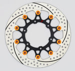 SUNSTAR サンスター プレミアムR スリット＆ホール L R1200GS(水冷)φ305ピン:オレンジ カタログ品番：P098-4255 メーカー品番：EL702FL-OR