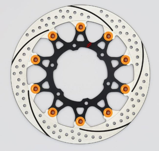 SUNSTAR サンスター プレミアムR スリット＆ホール R R1200GS(水冷)φ305ピン:オレンジ カタログ品番：P098-4263 メーカー品番：EL702FR-OR