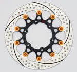 SUNSTAR サンスター プレミアムR スリット＆ホール R R1200GS(水冷)φ305ピン:オレンジ カタログ品番：P098-4279 メーカー品番：EL702WR-OR