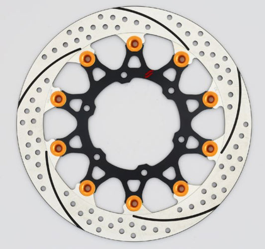 SUNSTAR サンスター プレミアムR スリット＆ホール R R1200GS(水冷)φ305ピン:オレンジ カタログ品番：P098-4279 メーカー品番：EL702WR-OR