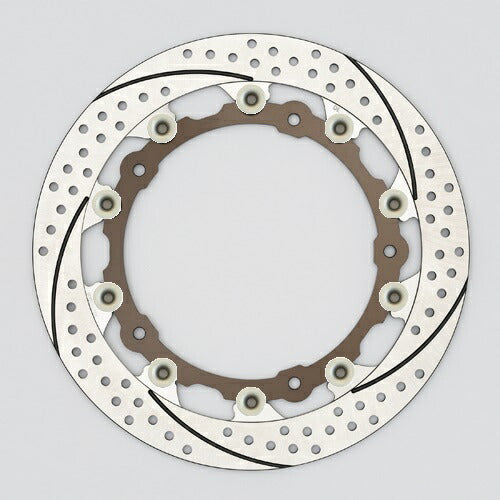SUNSTAR サンスター プレミアムR ホール＆スリット L R nine T(φ320)ピン:ハードアルマイト カタログ品番：P097-6132 メーカー品番：EL113AWR-HA