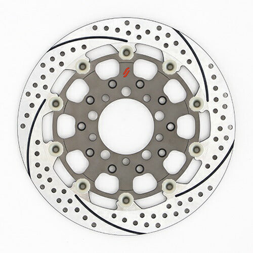 SUNSTAR BRAKE サンスター プレミアムR スリット＆ホール R ZRX1200DAEG(φ310)ピン:ハードアルマイト カタログ品番：P095-8937 メーカー品番：ES207FR-HA