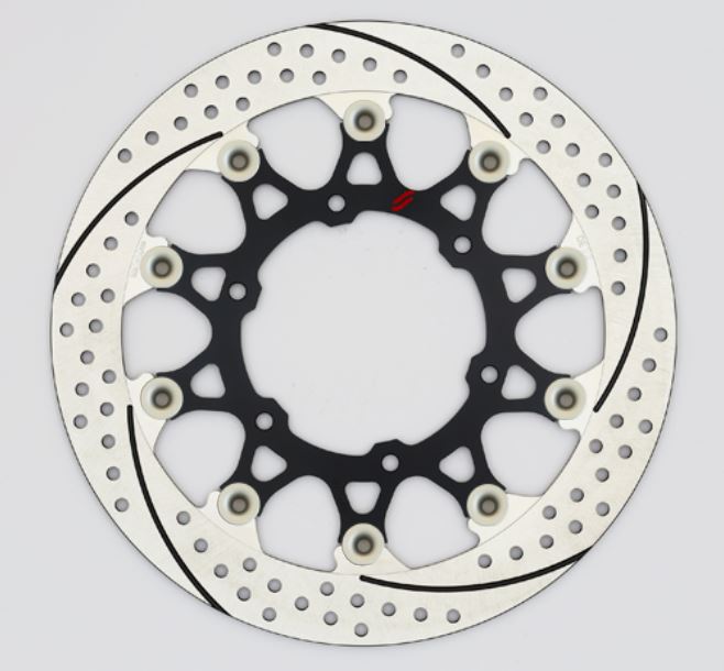 SUNSTAR サンスター プレミアムR スリット＆ホール L R1200GS(水冷)φ305ピン:ハードアルマイト カタログ品番：P098-4254 メーカー品番：EL702FL-HA
