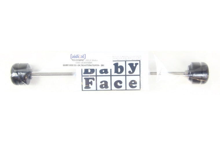 BABYFACE ベビーフェイス アクスルプロテクター フロント BLK GSXR1000 03-04 カタログ品番：P017-3859 メーカー品番：006-A0009BK
