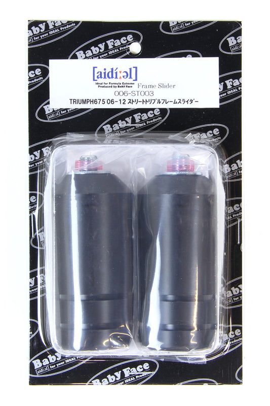 BABYFACE ベビーフェイス フレームスライダー BLK トライアンフ675 06-12 カタログ品番：P029-3375 メーカー品番：006-ST003