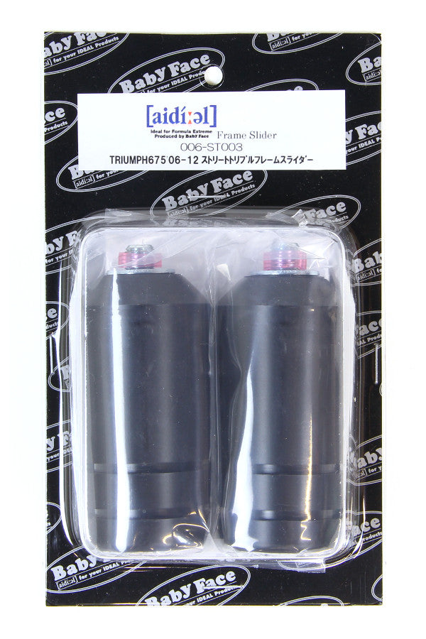 BABYFACE ベビーフェイス フレームスライダー BLK トライアンフ675 06-12 カタログ品番：P029-3375 メーカー品番：006-ST003