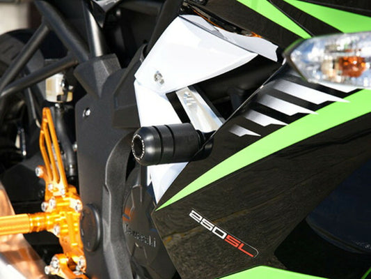 BABYFACE ベビーフェイス フレームスライダー BLK Ninja250SL 15-16 カタログ品番：P069-7438 メーカー品番：006-SK024