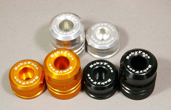 BABYFACE ベビーフェイス ハンドルバーエンドφ30 ロング ゴールド インナーウエイト カタログ品番：P098-7906 メーカー品番：005-BEL22GD