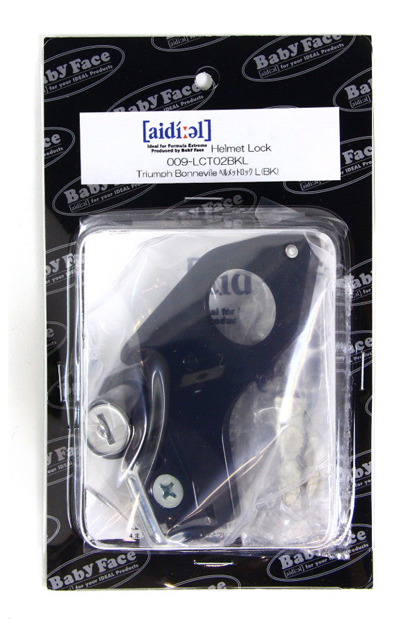 BABYFACE ベビーフェイス ヘルメットロック L・BLK トライアンフ ボンネビル カタログ品番：P050-6839 メーカー品番：009-LCT02BKL