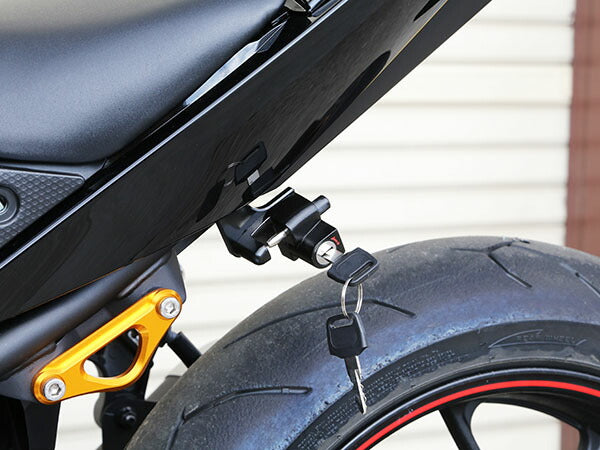 BABYFACE ベビーフェイス ヘルメットロック BLK YZF-R25 15-16 カタログ品番：P063-7908 メーカー品番：009-LCY03BK