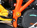 BABYFACE ベビーフェイス フレームキャップ ゴールド KTM DUKE690 カタログ品番：P041-0336 メーカー品番：005-KT001GD