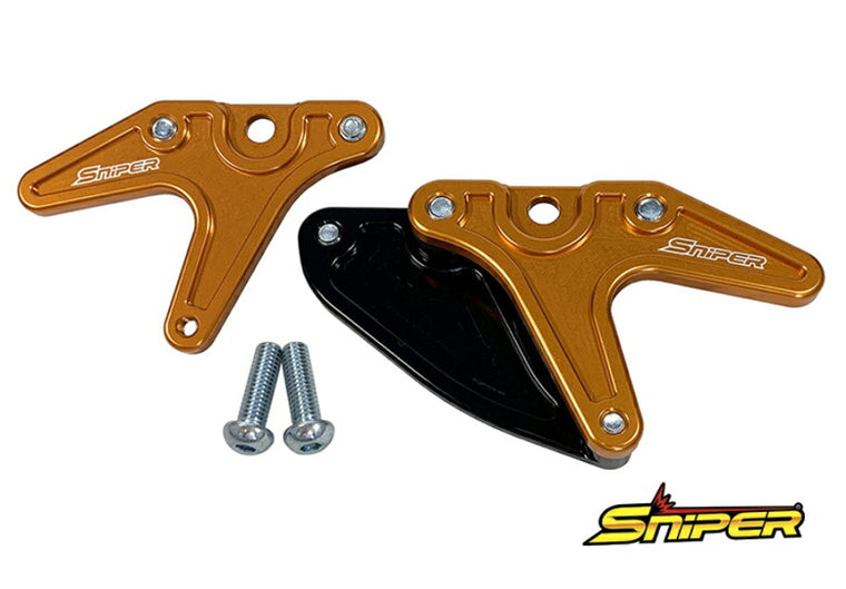 SNIPER スナイパー レーシングスタンドフック ゴールド スプロケットガード付 タイプA 汎用 カタログ品番：P103-1965 メーカー品番：SP0091GD