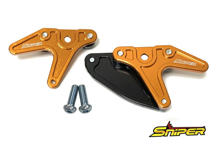 SNIPER スナイパー レーシングスタンドフック ゴールド スプロケットガード付 タイプB 汎用 カタログ品番：P103-1975 メーカー品番：SP0092GD