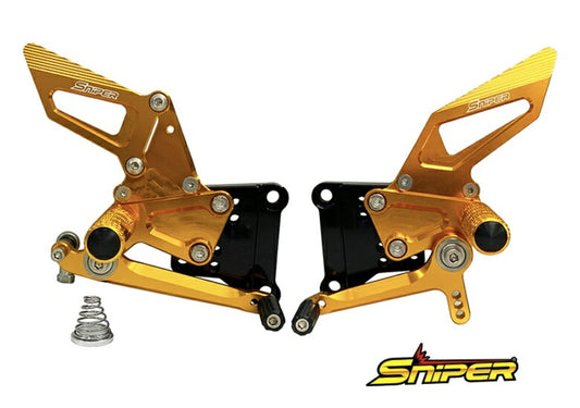 SNIPER スナイパー バックステップ ゴールド ZX-10R RR SE レース用 カタログ品番：P103-2181 メーカー品番：SP0093GD