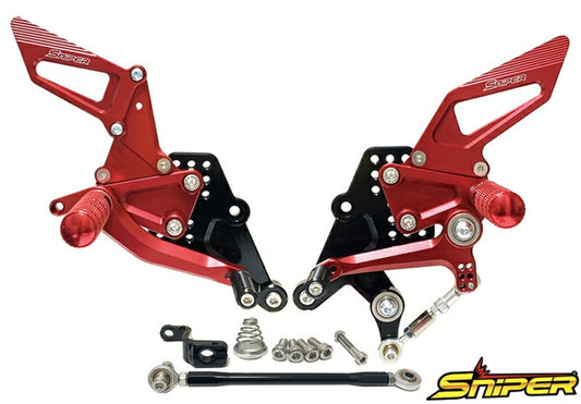 SNIPER スナイパー バックステップ レッド CBR250RR MC51 カタログ品番：P103-2175 メーカー品番：SP0096R