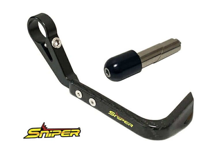 SNIPER スナイパー カーボンブレーキレバーガード ブラック 汎用13-15mm カタログ品番：P103-1792 メーカー品番：SP0097BK_13